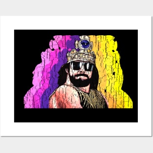 Macho Man Vintage Fade Posters and Art